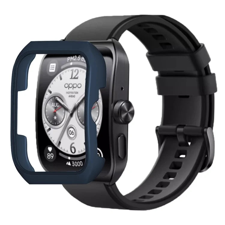 For Oppo Watch 4 Pro Watch Frame Case Scratch-proof Hard PC Protective Cover