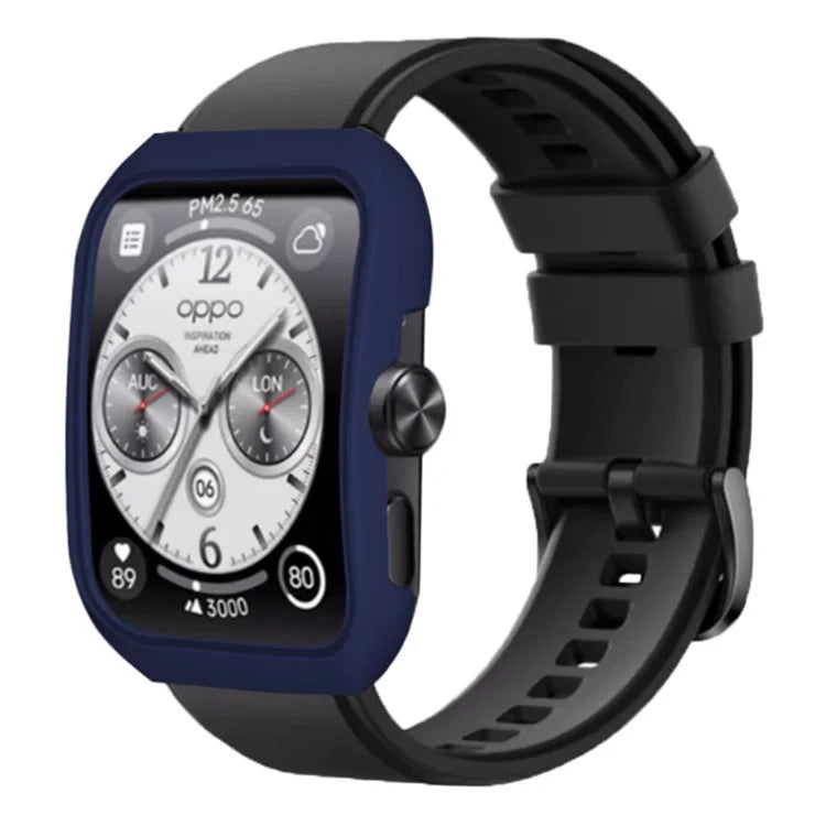 For Oppo Watch 4 Pro Watch Frame Case Scratch-proof Hard PC Protective Cover