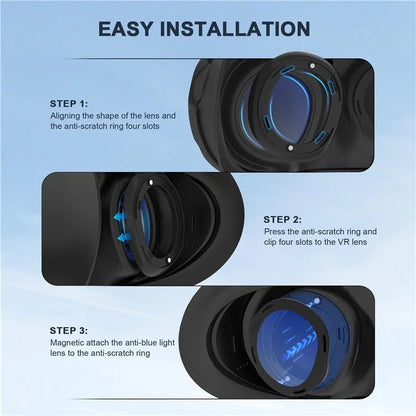 STARTRC GAMES For Meta Quest 3 1 Pair Blue Light Blocking Anti-scratch Lens