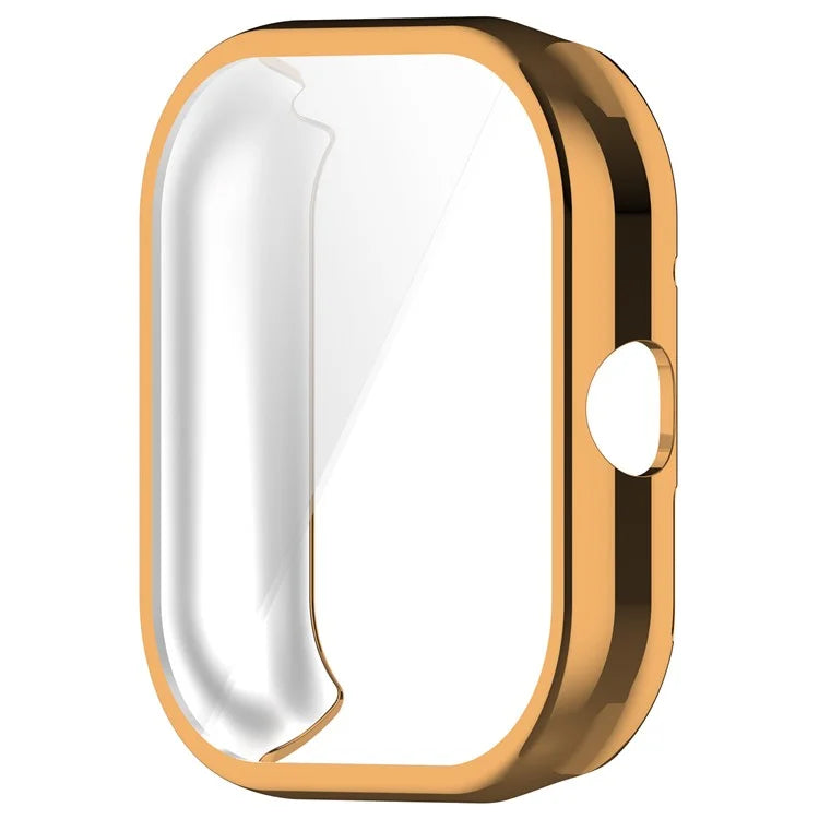For Xiaomi Redmi Watch 4 TPU Watch Protective Case Electroplating Anti-drop Frame
