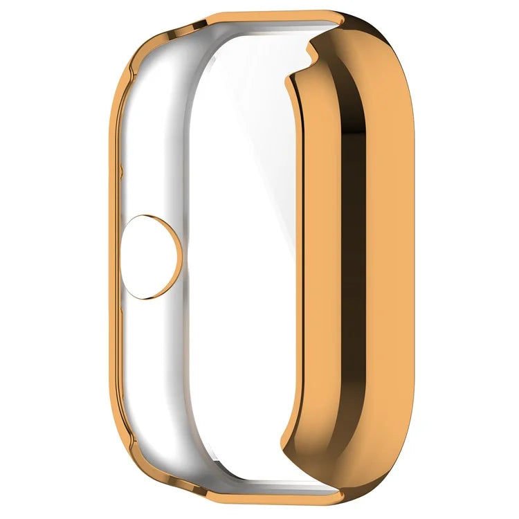For Xiaomi Redmi Watch 4 TPU Watch Protective Case Electroplating Anti-drop Frame