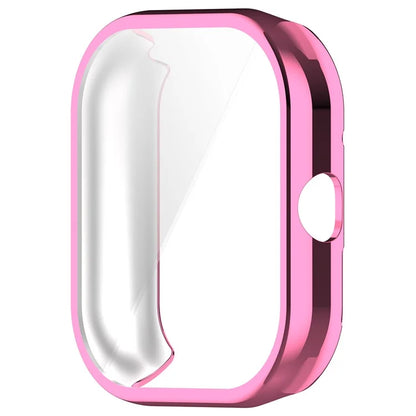 For Xiaomi Redmi Watch 4 TPU Watch Protective Case Electroplating Anti-drop Frame