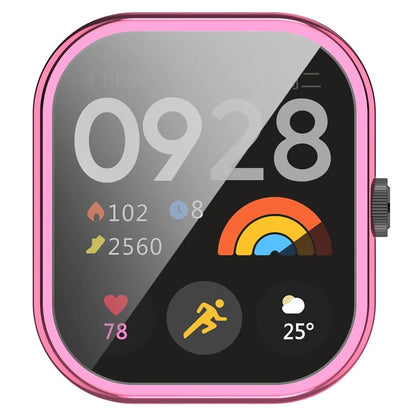 For Xiaomi Redmi Watch 4 TPU Watch Protective Case Electroplating Anti-drop Frame