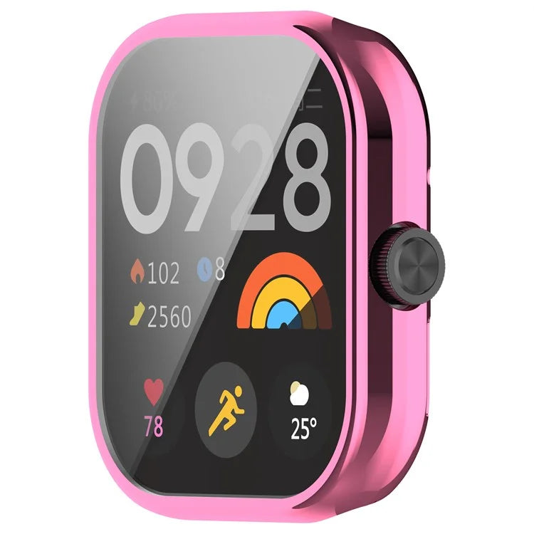 For Xiaomi Redmi Watch 4 TPU Watch Protective Case Electroplating Anti-drop Frame