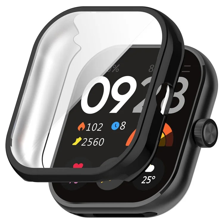 For Xiaomi Redmi Watch 4 TPU Watch Protective Case Electroplating Anti-drop Frame