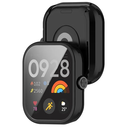 For Xiaomi Redmi Watch 4 TPU Watch Protective Case Electroplating Anti-drop Frame