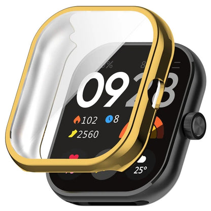 For Xiaomi Redmi Watch 4 TPU Watch Protective Case Electroplating Anti-drop Frame
