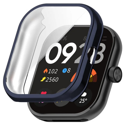 For Xiaomi Redmi Watch 4 TPU Watch Protective Case Electroplating Anti-drop Frame