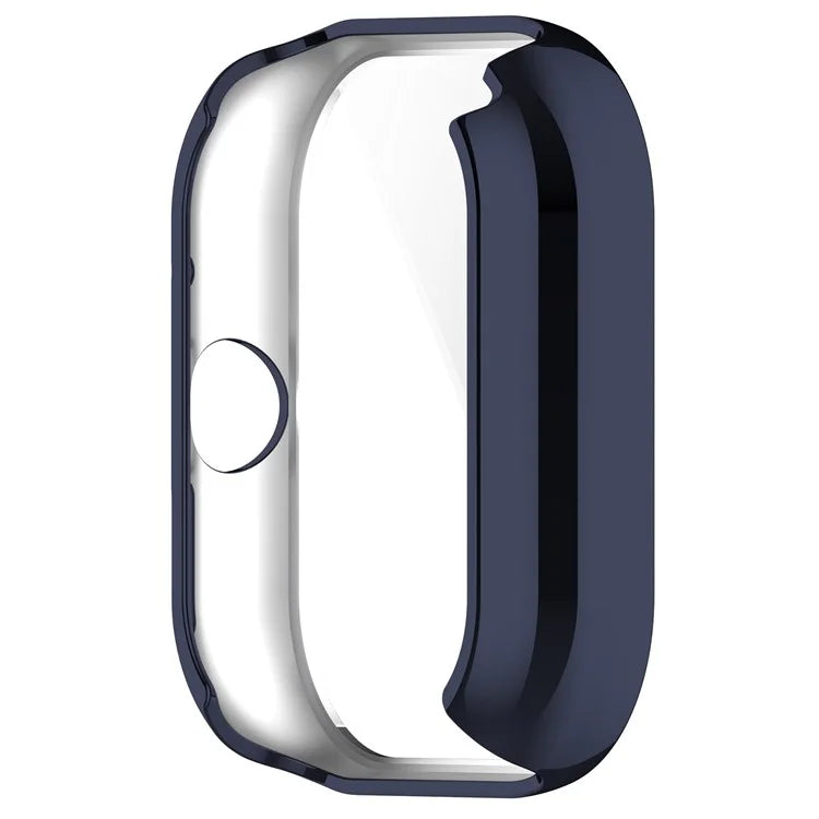 For Xiaomi Redmi Watch 4 TPU Watch Protective Case Electroplating Anti-drop Frame