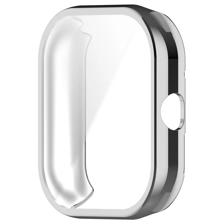 For Xiaomi Redmi Watch 4 TPU Watch Protective Case Electroplating Anti-drop Frame