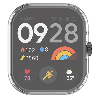 For Xiaomi Redmi Watch 4 TPU Watch Protective Case Transparent Anti-collision Frame