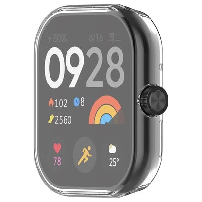 For Xiaomi Redmi Watch 4 TPU Watch Protective Case Transparent Anti-collision Frame