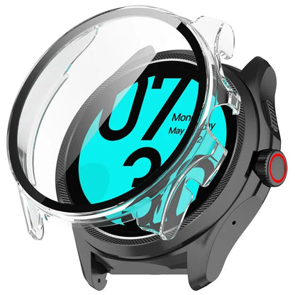 For TicWatch Pro 5 Hard PC Watch Case with Built-in Tempered Glass Screen Protector