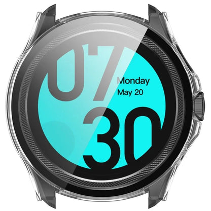 For TicWatch Pro 5 Hard PC Watch Case with Built-in Tempered Glass Screen Protector