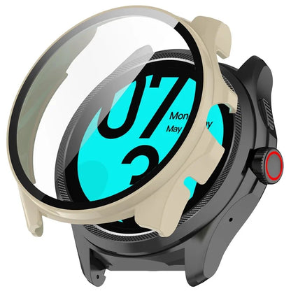 For TicWatch Pro 5 Hard PC Watch Case with Built-in Tempered Glass Screen Protector