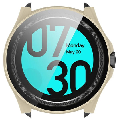 For TicWatch Pro 5 Hard PC Watch Case with Built-in Tempered Glass Screen Protector
