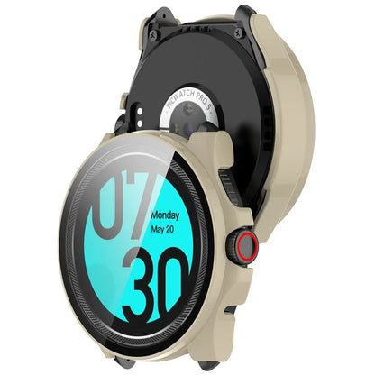 For TicWatch Pro 5 Hard PC Watch Case with Built-in Tempered Glass Screen Protector