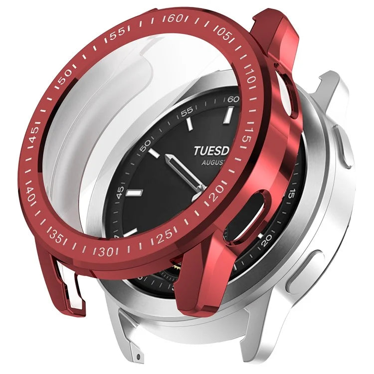 For Xiaomi Watch S3 TPU Watch Protective Case Electroplating Anti-drop Cover