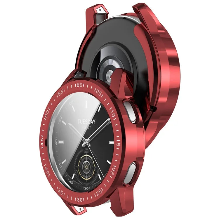 For Xiaomi Watch S3 TPU Watch Protective Case Electroplating Anti-drop Cover