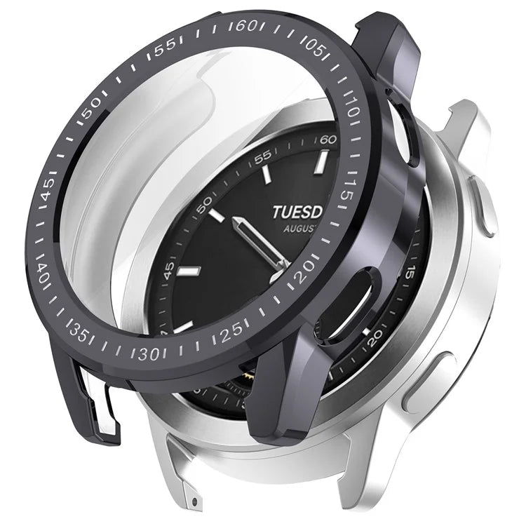 For Xiaomi Watch S3 TPU Watch Protective Case Electroplating Anti-drop Cover