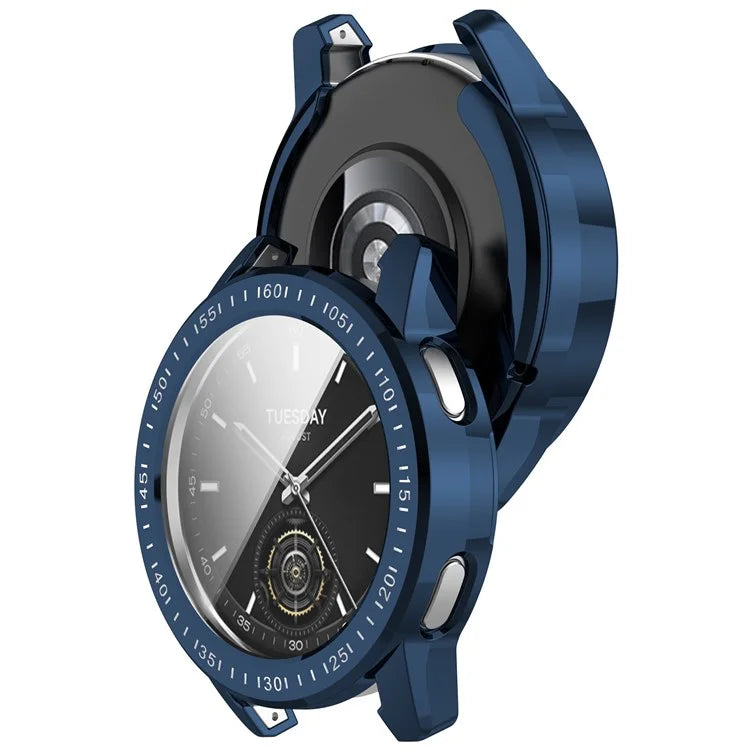 For Xiaomi Watch S3 TPU Watch Protective Case Electroplating Anti-drop Cover