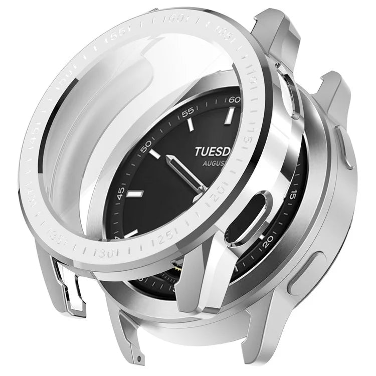 For Xiaomi Watch S3 TPU Watch Protective Case Electroplating Anti-drop Cover