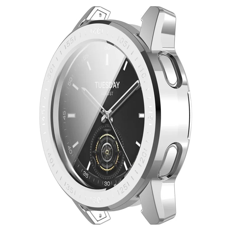 For Xiaomi Watch S3 TPU Watch Protective Case Electroplating Anti-drop Cover