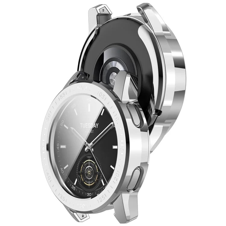 For Xiaomi Watch S3 TPU Watch Protective Case Electroplating Anti-drop Cover