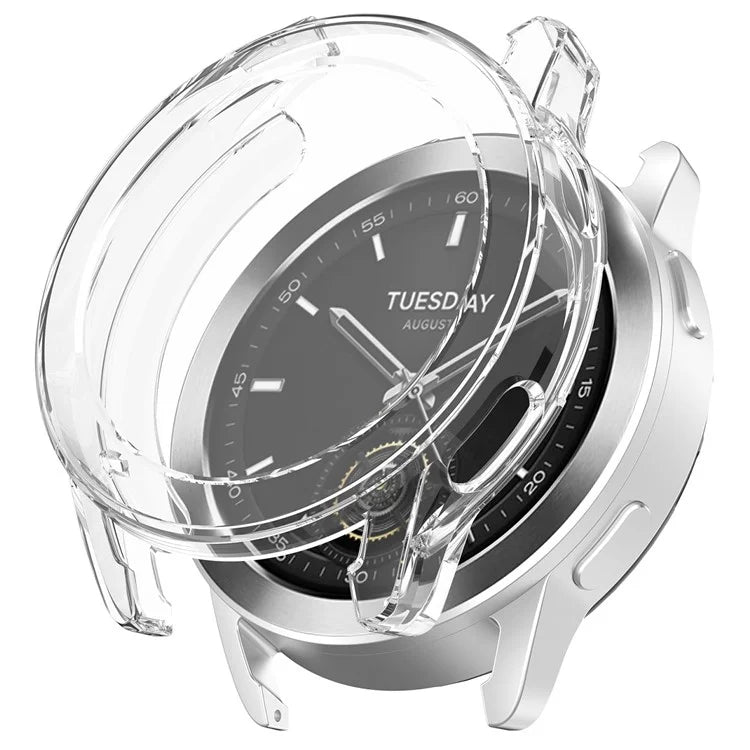 For Xiaomi Watch S3 TPU Watch Protective Case Electroplating Anti-collision Cover