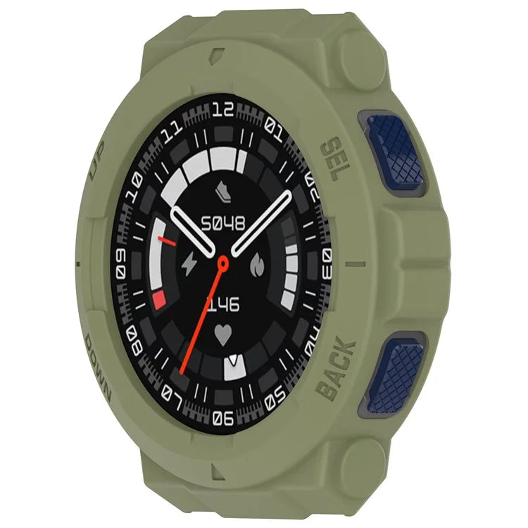 For Huami Amazfit Active Edge A2212 TPU Smartwatch Case Hollow Anti-collision Protective Frame