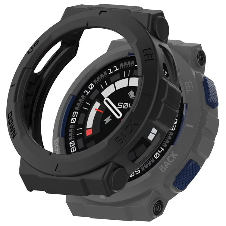 For Huami Amazfit Active Edge A2212 TPU Smartwatch Case Hollow Anti-collision Protective Frame