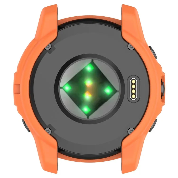 For Garmin Quatix 7 Pro Anti-collision TPU Smartwatch Case Hollow Protective Frame