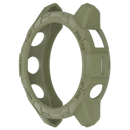 For Garmin Quatix 7 Pro Anti-collision TPU Smartwatch Case Hollow Protective Frame