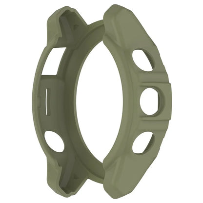 For Garmin Quatix 7 Pro Anti-collision TPU Smartwatch Case Hollow Protective Frame