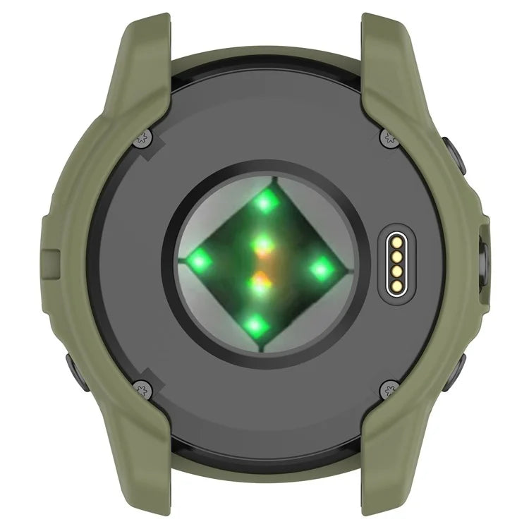 For Garmin Quatix 7 Pro Anti-collision TPU Smartwatch Case Hollow Protective Frame