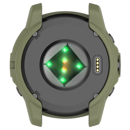 For Garmin Quatix 7 Pro Anti-collision TPU Smartwatch Case Hollow Protective Frame