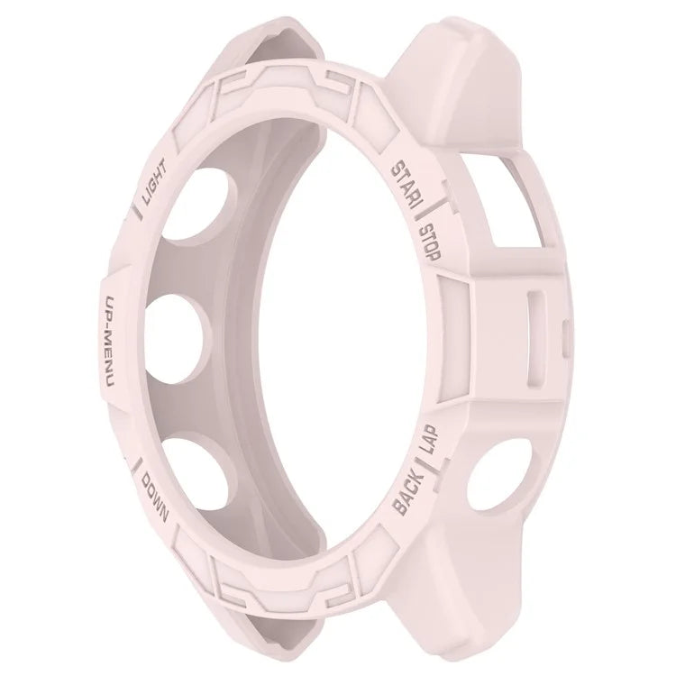For Garmin Quatix 7 Pro Anti-collision TPU Smartwatch Case Hollow Protective Frame