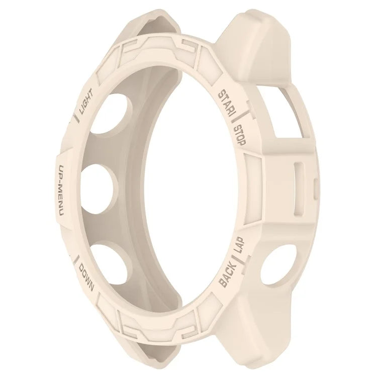 For Garmin Quatix 7 Pro Anti-collision TPU Smartwatch Case Hollow Protective Frame