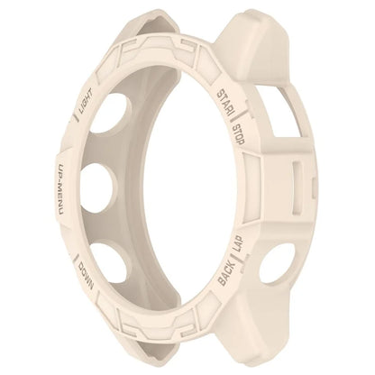 For Garmin Quatix 7 Pro Anti-collision TPU Smartwatch Case Hollow Protective Frame