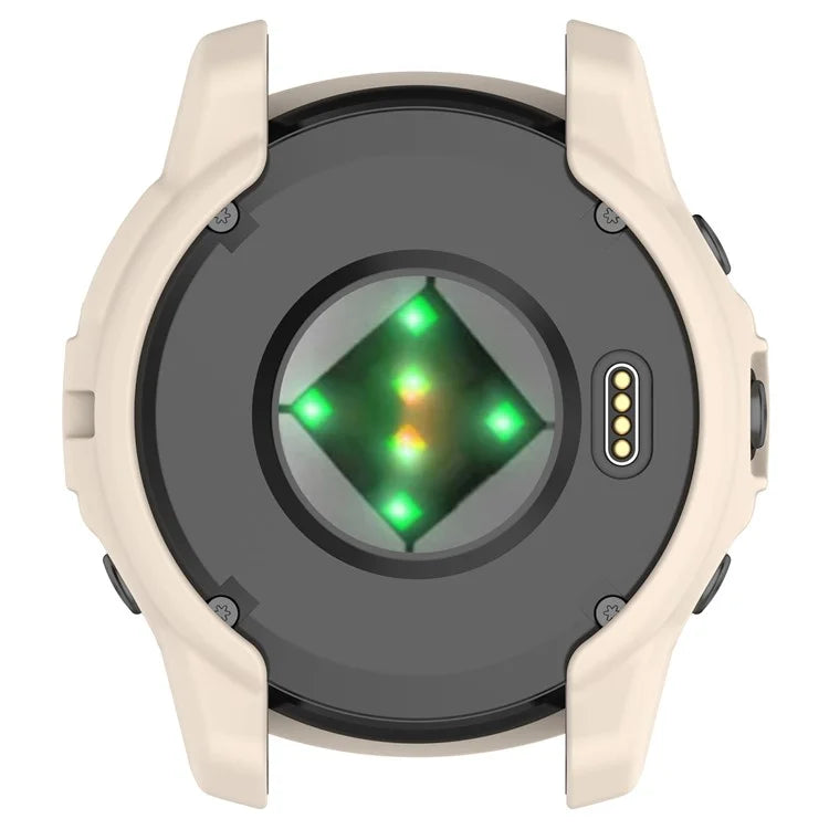 For Garmin Quatix 7 Pro Anti-collision TPU Smartwatch Case Hollow Protective Frame