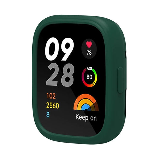 For Xiaomi Redmi Watch 3 Silicone Case Smart Watch Protective Case Coverish Green