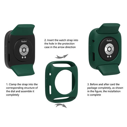For Xiaomi Redmi Watch 3 Silicone Case Smart Watch Protective Case Cover