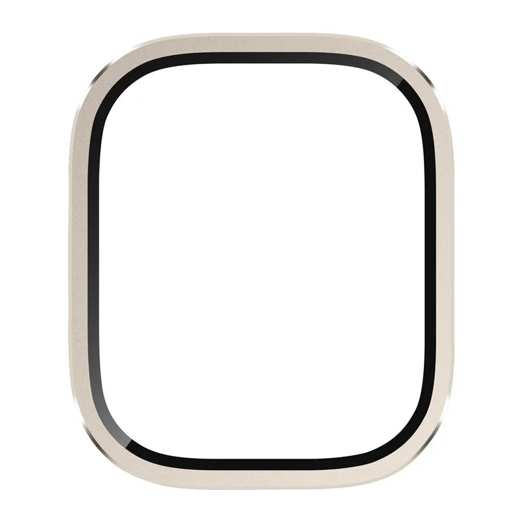 For Apple Watch Ultra 49mm / Ultra 2 49mm Case Aluminum Alloy Watch Cover with Tempered Glass Film
