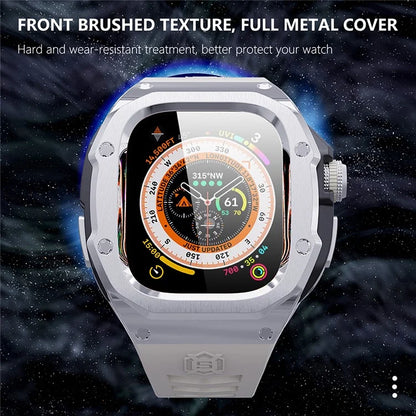 SHELLBOX For Apple Watch Ultra 49mm / Ultra 2 49mm Anti-Drop Watch Strap+Metal Frame Case