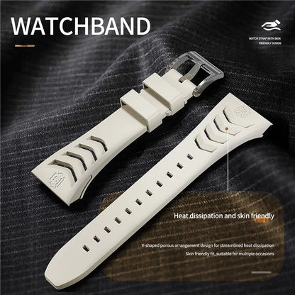 SHELLBOX For Apple Watch Series 5 / 4 / SE / 6 / SE (2022) 44mm / Series 7 / 8 45mm Metal Watch Case with Strap