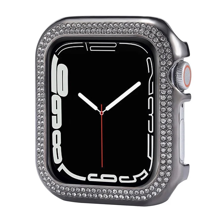 For Apple Watch Series 4  /  5  /  6  /  SE  /  SE (2022) 40mm Watch Case Anti-scratch Rhinestone Decor Cover