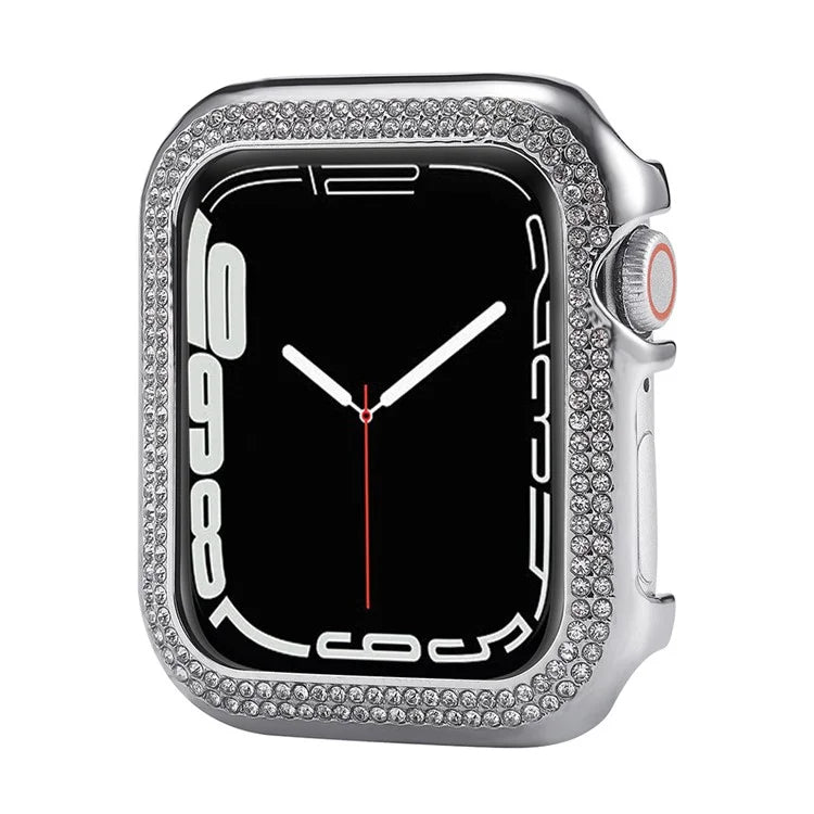 For Apple Watch Series 7 45mm  /  Series 8 45mm Watch Cover Aluminum Alloy Hollow Design Protective Case