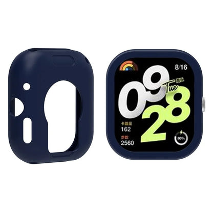 For Xiaomi Redmi Watch 4 Silicone Protective Cover Anti-Scratch Smart Watch Case