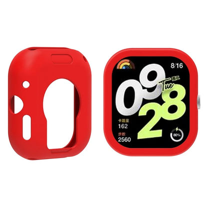 For Xiaomi Redmi Watch 4 Silicone Protective Cover Anti-Scratch Smart Watch Case