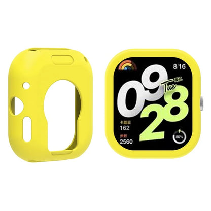 For Xiaomi Redmi Watch 4 Silicone Protective Cover Anti-Scratch Smart Watch Case